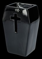 Oil Burner - Coffin with Cross