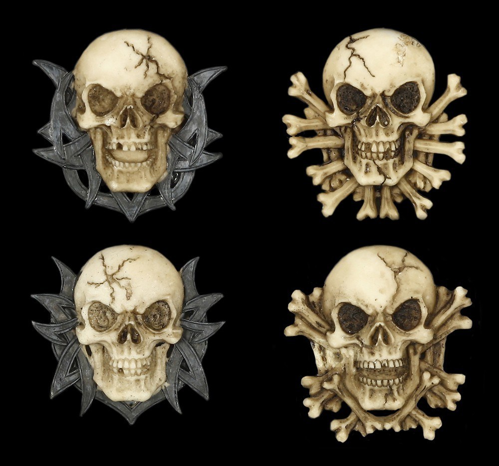 Magnet Skull - Set of 4