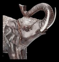 Elephant Figurine - Indian Brown Large
