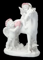 Angel Figurines - Cherubs with Horse