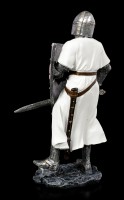German Crusader Figurine with Shield and Sword
