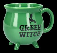 Cup Witch Cauldron - Green Witch