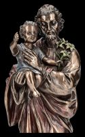 Heiliger Josef Figur mit Baby Jesus