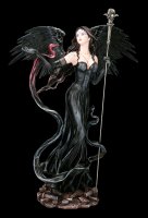 Dark Angel Figurine - Mysteria with magic Scepter
