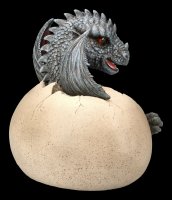 Garden Figurine - Dragon Feo hatches from Egg