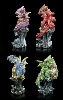 Dragon Figurines Set of 4 - Dragonling Brood