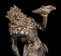 Poseidon Figur mit Muschel