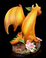 Peach Dragon Figurine by Stanley Morrison