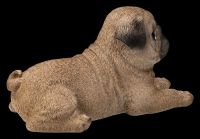 Pug Puppy Figurine Lying