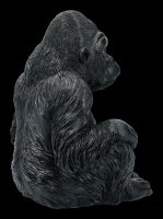 Gartenfigur - Sitzender Gorilla