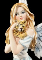 Engel Figur - Nariel mit Tigerbabys