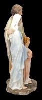 Heilige Familie Figur - Maria Josef Jesus bemalt