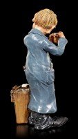 Watchmaker Figurine with magnifying Glass