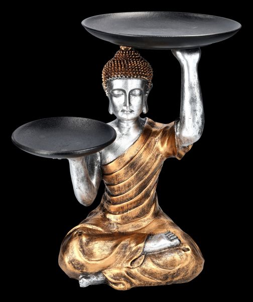 Buddha Figurine as Butler gold coloured