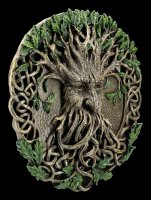 Wall Plaque Greenman - Magic Forest