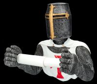 Toilet Paper Holder - Crusader Knight
