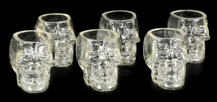 Skull Shot Glass - Set of 6