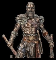 Viking Figurine - Gunnar with Two Axes
