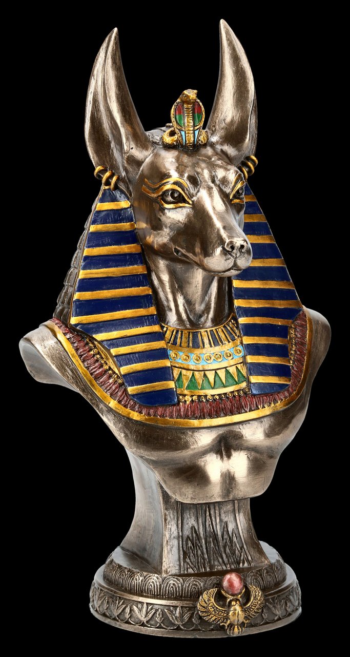 Anubis Bust - Egyptian God of Death Rituals
