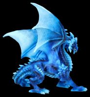 Drachenfigur dunkelblau - Eisdrache