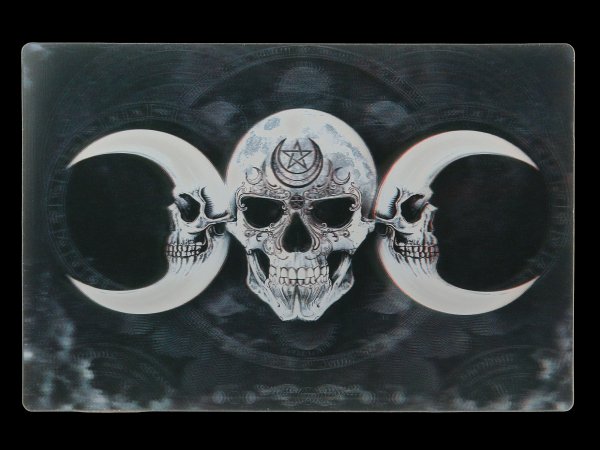 3D Postcard with Triple Moon - Dark Goddess