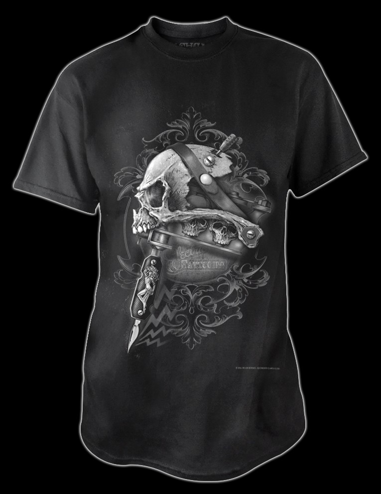 Alchemy Totenkopf T-Shirt - Scar Bones