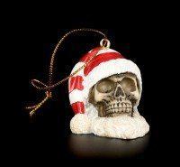 Christmas Tree Decorations - Skulls Santa Claus - Set of 6