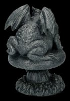 Gargoyle Kröten Figur auf Pilz