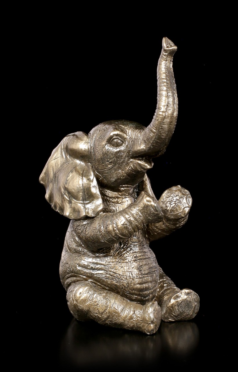 Elephant Figurine - Applauding