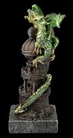 Drachenfigur - Guardian of the Tower grün