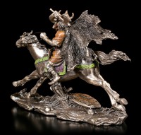Small Viking Figurine on Horse