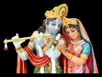 Hindu Götter Figuren - Krishna und Radha