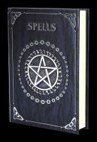Notizbuch - Pentagramm Spells Book lila