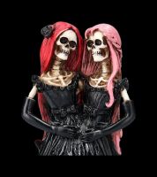 Skeleton Figurine - Skelamesian Twins