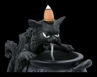 Backflow Incense Burner - Cat with Cauldron