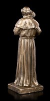 Kleine Antonius von Padua Figur - bronziert