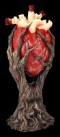 Greenman Figurine Embraces Red Heart