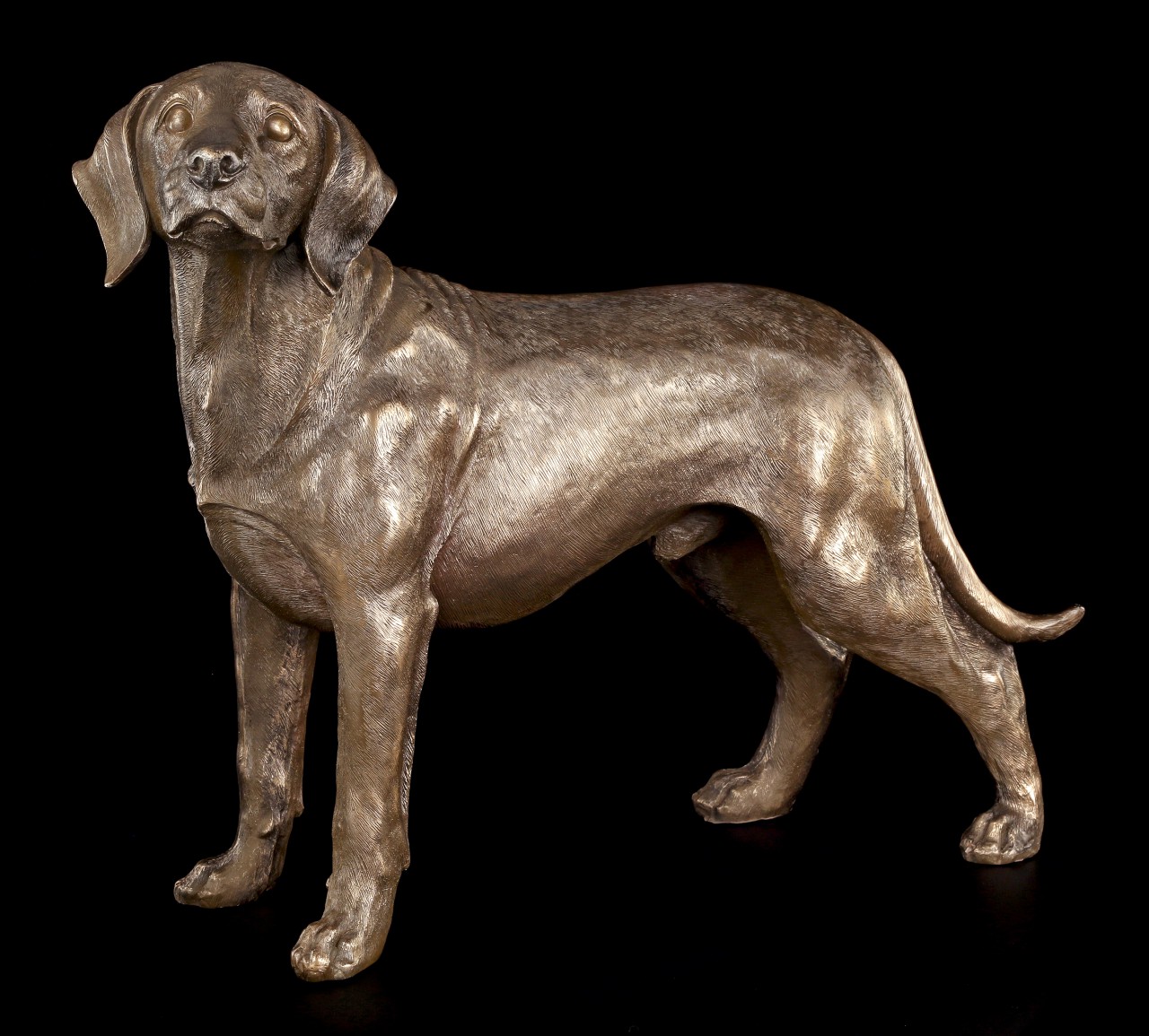 Große Hunde Figur - Junger Labrador stehend