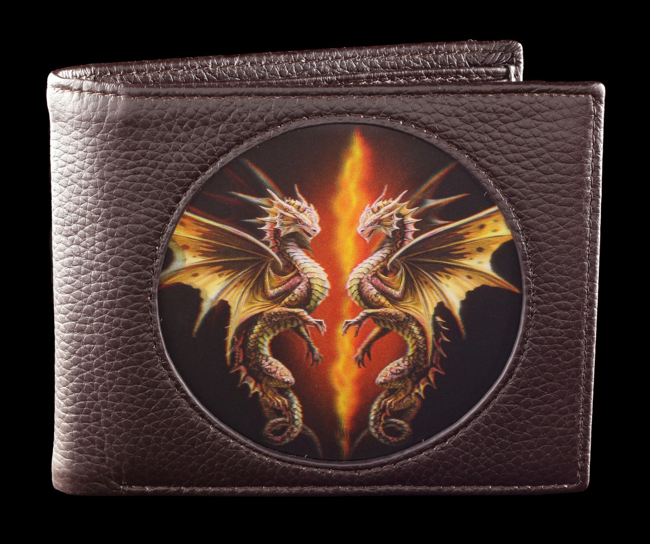 3D Wallet Brown - Desert Dragons by Anne Stokes