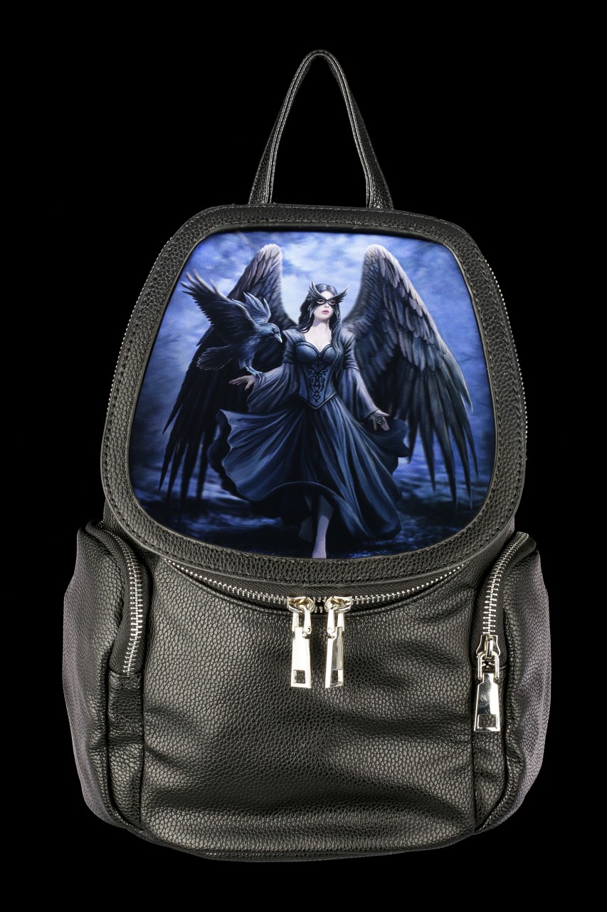3D Backpack with Angel - Raven