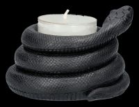 Tealight Holder - Black Snake