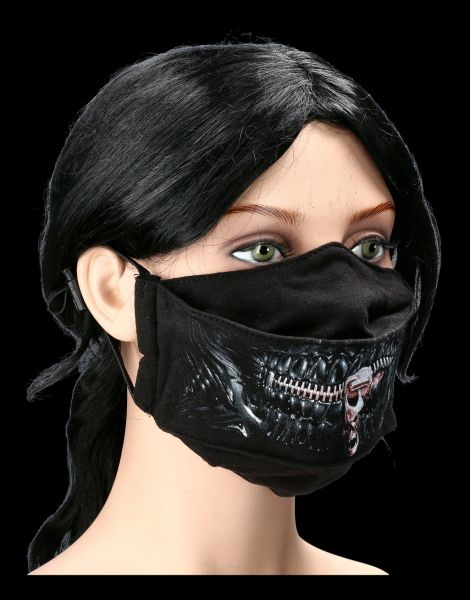 Face Mask Horror- Zipped Mouth