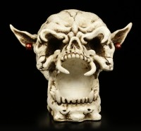 Demon Skull with Earring