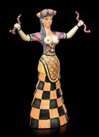 Minoische Schlangengöttin aus Knossos Figur
