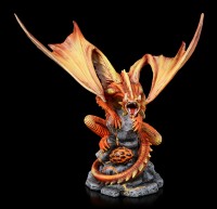 Drachen Figur - Adult Fire Dragon