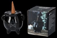 Incense Burner - Cauldron with Pentagram