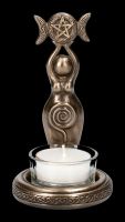 Sprial Göttin Figur als Teelichthalter