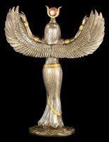 Isis Figur - Ägyptische Göttin der Magie bronziert