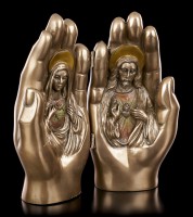 Blessed Hands Diptych - Jesus and Mary