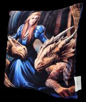 Dragon Cushion - Fierce Loyalty by Anne Stokes